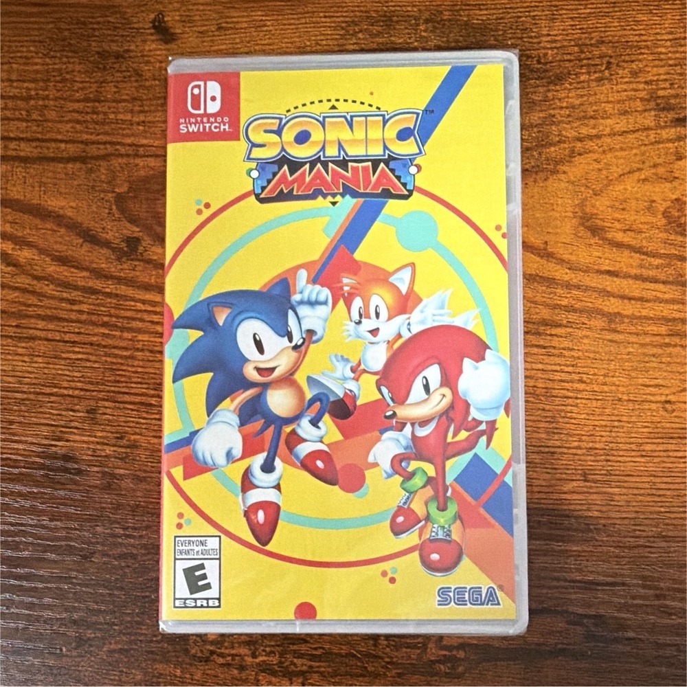 Sealed/New: SEGA Sonic Mania Multiplayer Platformer Nintendo Switch